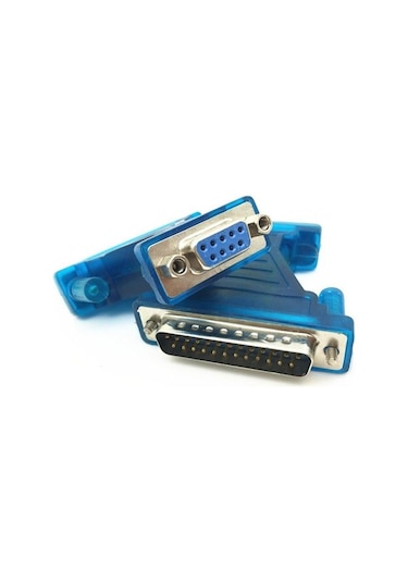 Rs232 Db9 To Db25 Lpt Çevirici Adaptör Db9 Pin Dişi Db25 Pinerkek