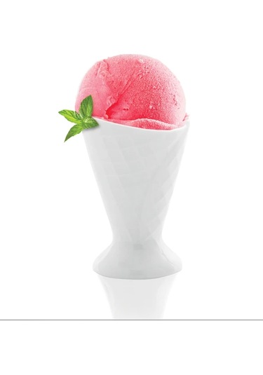 Güral Porselen 11 Cm Külah Dondurmalık Dekorsuz