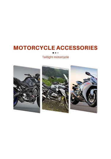 Yamaha Mt-09 İçin Motosiklet Entegre Led Arka Lamba Sinyal Lambası