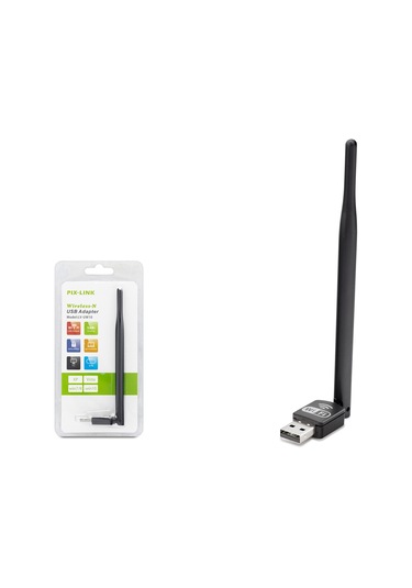 Pix-link LV-UW10T Tek Antenli 150Mbps 5dBi 8818IC Wifi alıcı