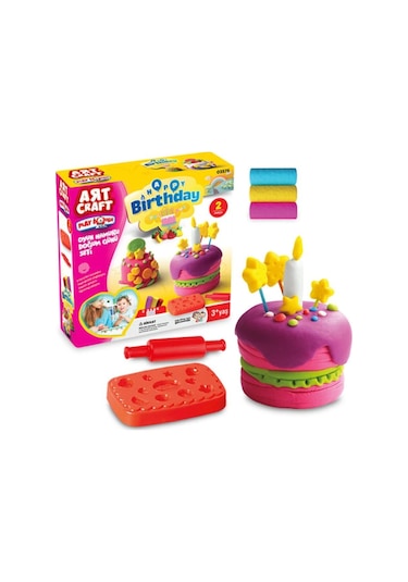 Art Craft Oyun Hamuru Doğum Günü Seti 150 Gr Dede 03575
