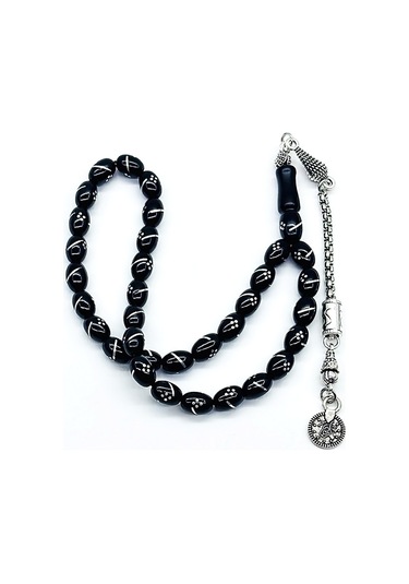 Yan Yarma Ve Baklava Dilimi İşlemeli Gürcistan Taşı Tesbih