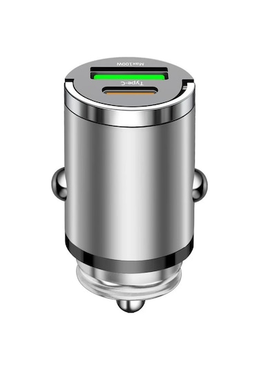 Maerknon 100w Usb Araç Şarj Cihazı Tip C Qc3.0 Hızlı Şarj İphone Samsung Xiaomi Huawei İçin Ch