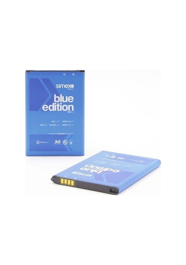 Simex G4 İle Uyumlu Sbt-03 Bl-51yf Batarya Blue Edition