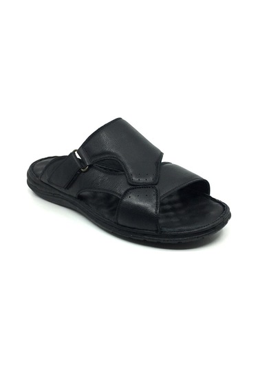 Luis Figo %100 Deri Günlük Ortopedik Erkek Büyük Numara Terlik (491738850)