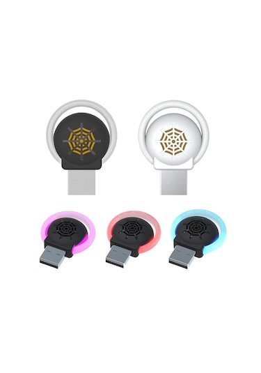 Cbtx Atmosfer Işığı İle USB Araba Fare Ultrasonik Sivrisinek Böcek Kovucu Siyah