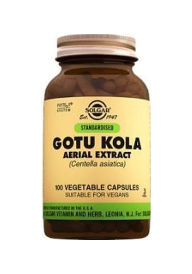 Solgar Gotu Kola Extract 100   Kapsül