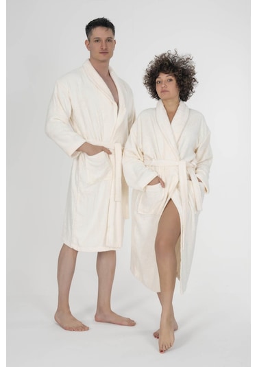 Varol Bukle Gramajlı Bambu Unisex Bornoz Krem-s/m Krem