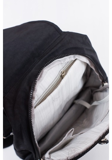 Küçük Boy Krinkıl/klinkır Su Geçirmez Çok Gözlü Uzun Askı Günlük El Omuz Ve Sırt Çantası Siyah 13-5a Siyah