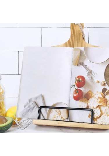 Ahşap Tarif Tutucu, Mutfak Yemek Kitabı Standı İçinde Diğer