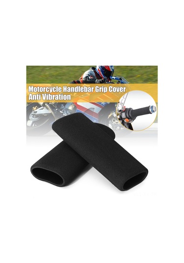 Shineyee Motorsiklet, Bisiklet Ve Elektrikli Araçlar İçin Antiradyanlı, Kayma Önleyici Sponge El Tutucu Kılıfı - 31.7-36.8mm Çap Uyumlu, Ter Emici, Mevsimlere Dayanıklı