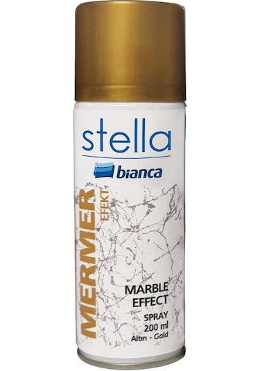 Bianca Stella Mermer Efekt Sprey Altın