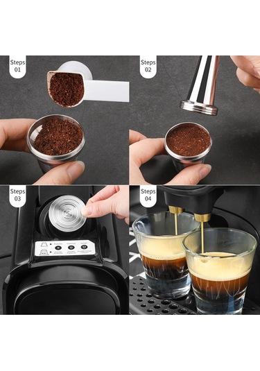 Suntek Lor Için Paslanmaz Çelik Yeniden Kullanılabilir Kahve