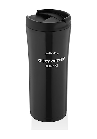 Korkmaz Freedom Colours Kahve Bardağı Siyah