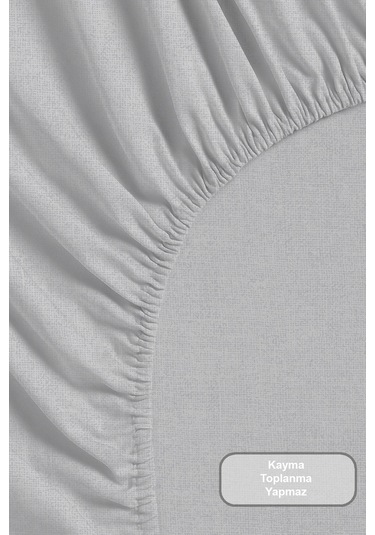 Elart Line Art Nevresim Takımı Çift Kişilik Lastikli Çarşaf 200x220 Cm Renksiz