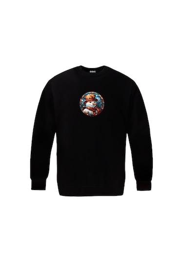 Ogc Kardan Adam Unisex Sweatshirt Siyah