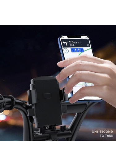 Tongxida Kilitli Bisiklet Telefon Tutucu 360 Rotasyonlu Standı Çok Renkli Çok Renkli