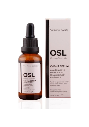 OSL Omega Skin Lab Yaşlanma Karşıtı Ve Cilt Aydınlatıcı Cef-ha Serum 30 ML