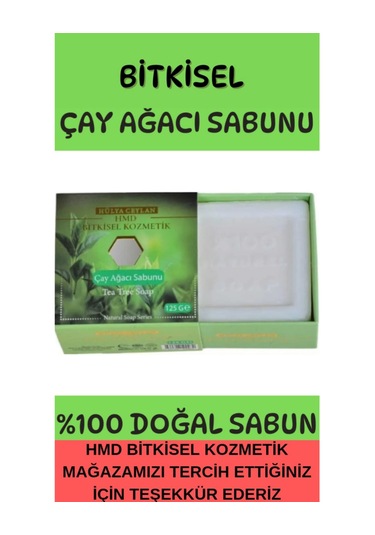 ﻿Hmd Bitkisel Kozmetik Çay Ağacı + Defne Sabunu 2 x 125 G