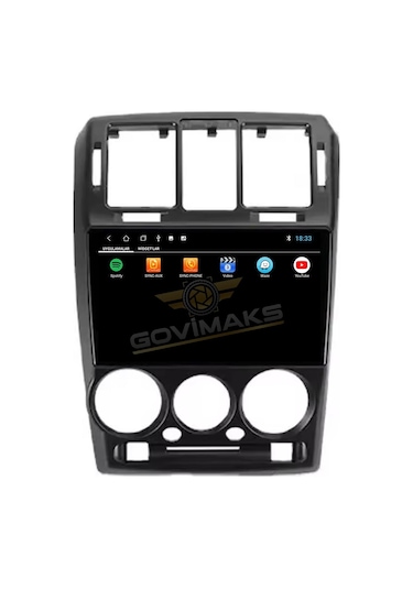 Hyundaı Getz 2002-2011 Siyah 8 Gb Ram 128 Gb Hafıza Androıd Multımedıa Teyp