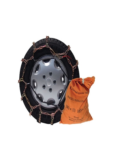 640/13c Ebatlarına Uyumlu Mahmuzlu Karmatik Kar Patinaj Zinciri Space
