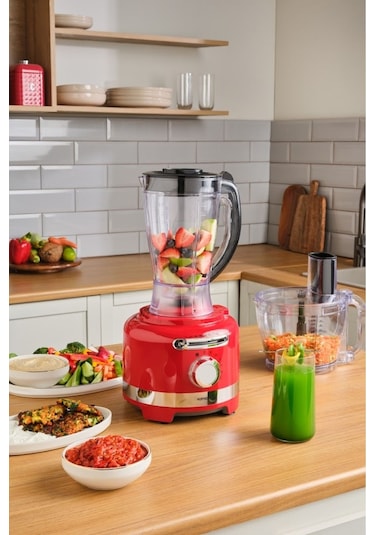 Karaca Multiblend Artisan Retro 1000 W 3 L Mutfak Robotu