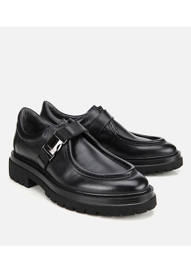 Hotiç Erkek Deri Siyah Metal Tokalı Klasik Loafer 02ayh311670a100 02ayh311670a100 Siyah