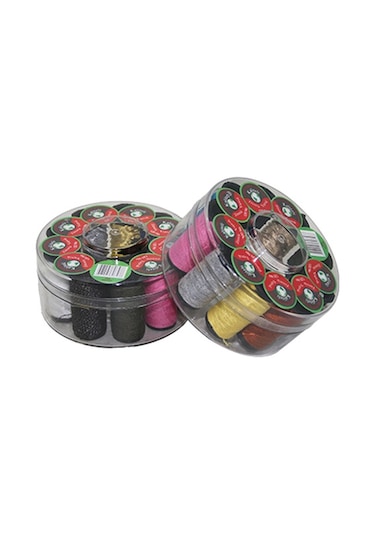 Dikiş İplik Makara - İğne Seti Plastik Kutulu 5224