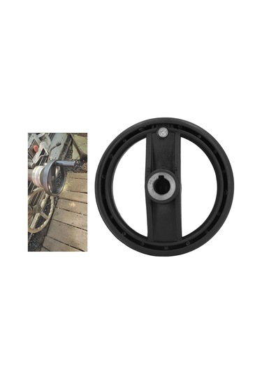 Samdoo Plastik Tezgah El Tekerleği, Katlanabilir Döner Kolu İle, Takım Tezgahları İçin Torna, Freze , 12x100mm Boyutunda, Isılayabilir Ve Dayanıklı