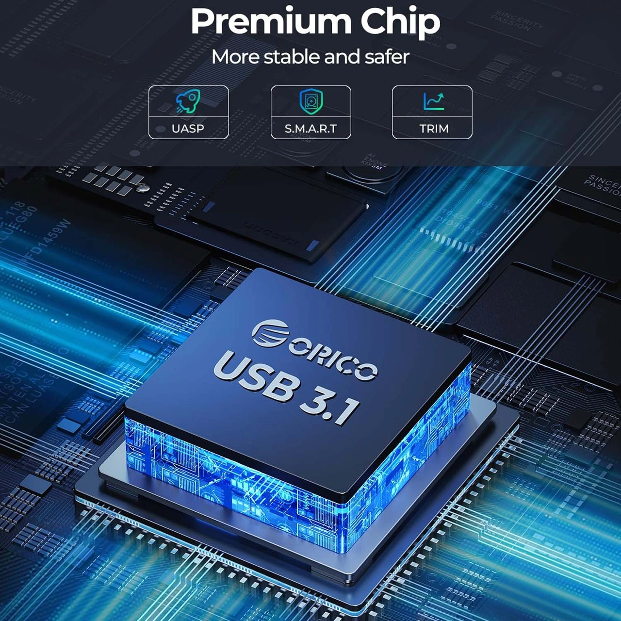 Sones Orıco Dd25 Usb3.1 5gbps Mobil Sabit Disk Kutusu 2,5 İnç Harici Mekanik Katı Hal Sata Evrensel