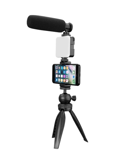 Snopy SN-11P Profesyonel Vlogging Mikrofon Seti