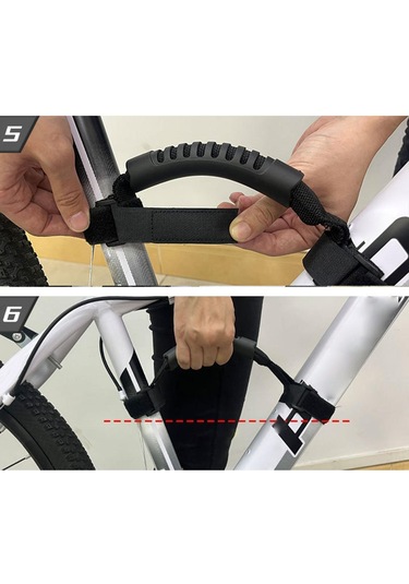 Suntek Bisiklet Gidonu Kayışı Açık Hava Kolay Taşıma Aksesuarı Siyah