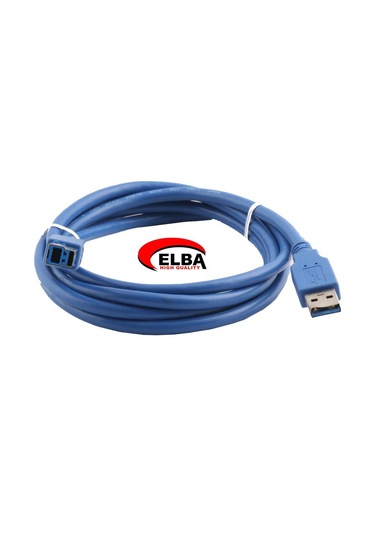 Elba C50376 1.5Mt 3.0 Usb Yazıcı Kablo su
