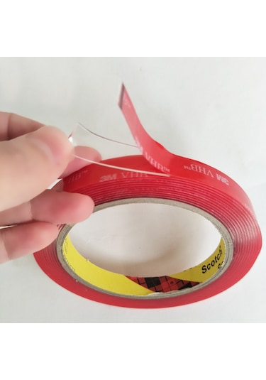 3M 4910F Vhb Çift Taraflı Bant Şeffaf 19 Mm X 3 Metre