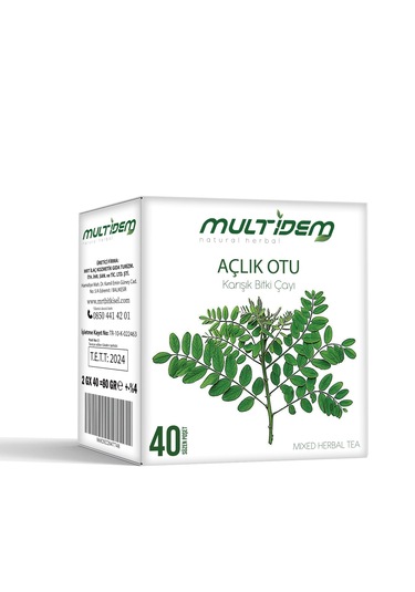 Multidem Hmd Açlık Otu Karışık Bitki Çayı 40'lı