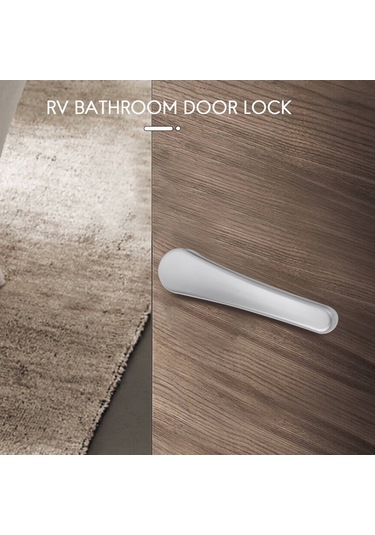 Nayomiglow Rv Tuvalet Kapı Kilidi Banyo Kapı Kilidi Karavan Tekne Mandal Kolu Kilidi Rv Aksesuarları