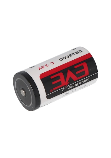ER26500 lityum pil C Boyut Bobin ER 26500, 3.6 volt 8500mAh