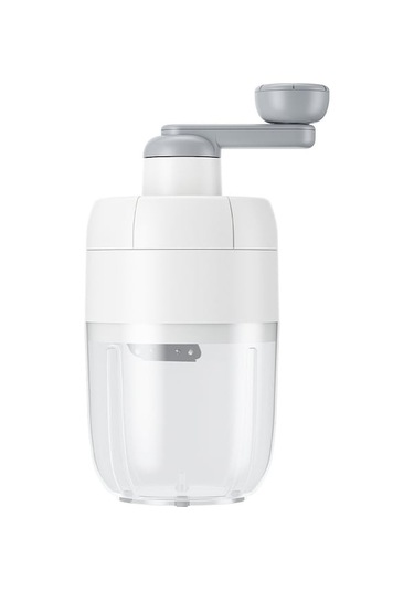 Pazly Cbtx Manüel Traşlı Buz Makinesi, 1 Kalıplı Ev Smoothie Makinesi Beyaz Beyaz