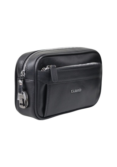 Guard Siyah Hakiki Deri Şifreli Unisex El Çantası - Grd250308wt1857 Diğer Çok Renkli