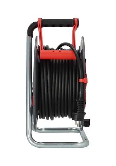 Brennenstuhl Profesyone Serisi 5 Soketli Sigorta Şalterli Ip44 Lisanslı 25 Metre Makaralı Kablo H07rn-f 3g1.5