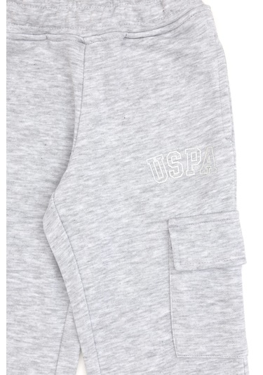 U.s. Polo Assn. Kız Çocuk Açık Gri Melanj Eşofman Altı 50316892-vr091 Acık Grı Melanj