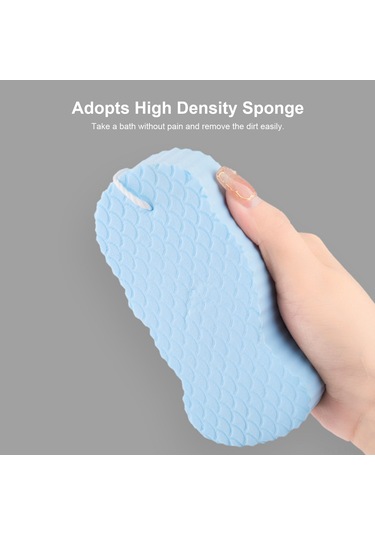 Hangfox Ani Ölçek Kaldıran Banyo Spongesi - Aileye Uygun - Pembe Renkli Temizleme Ve Bakım Aracı