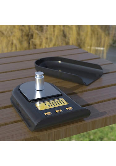 Moveevo Mini Ev Elektronik Mutfak Terazi, 0.01g Hassasiyetli, Taşınabilir, 6 Ölçü Birimi, Tare Ve Sayım Fonksiyonu, Pil Yok Siyah