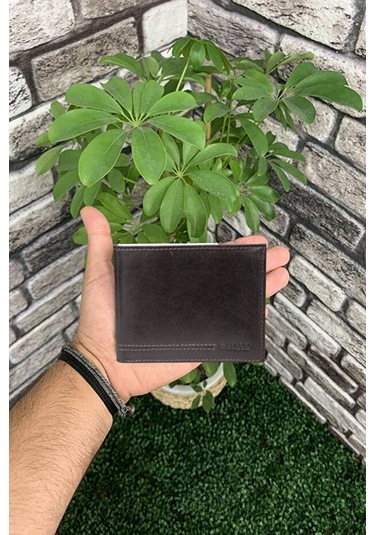 Derije Hakiki Deri Kahve Temi Erkek Cüzdanı T1832 Çok Renkli
