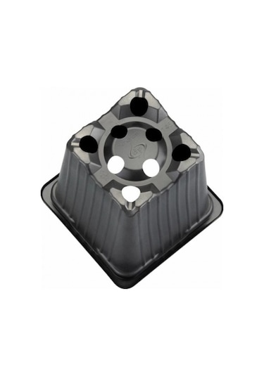 Thermoform Kare Saksı 50 Adet 9 Cm
