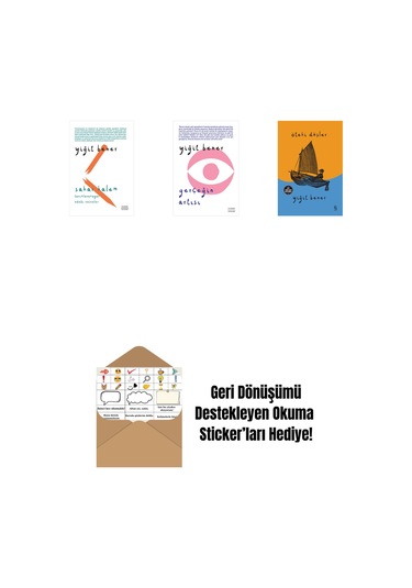 Sakar Kalem + Gerçeğin Artısı + Öteki Düşler + Okuma Sticker'ları