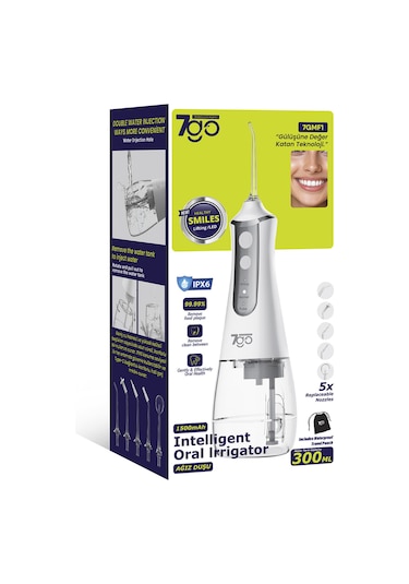 7go 7gmf1 Şarjlı Ağız Duşu Water Flosser 300 ML