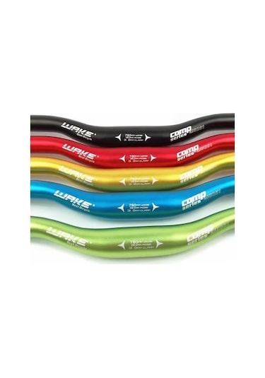 Wake Alüminyum 31.8 780 Mm Riser Mtb Gidon Bisiklet Gidonu Yeşil