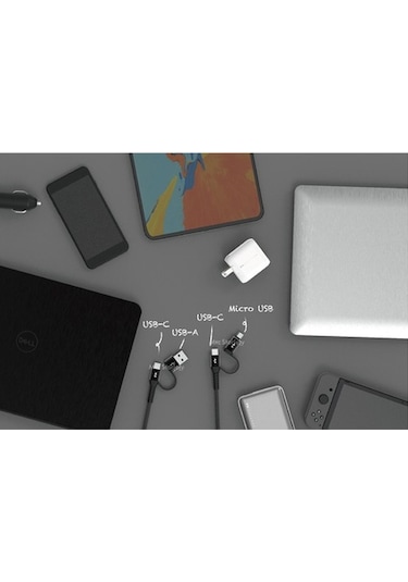 Type-C Dönüştürücü Micro Usb Type-C Kablo Dönüştürücü Mcstorey-Siyah