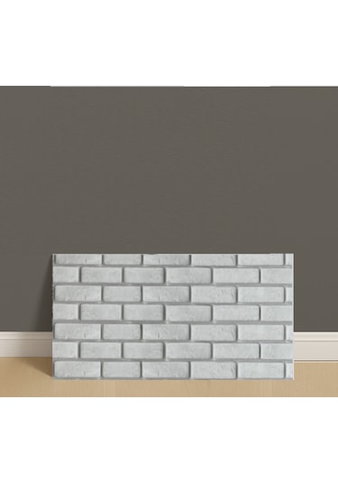 Brano Kendinden Yapışkanlı Duvar,banyo,tezgah Arası Kaplama 30 X 60 Cm Beyaz Taş
